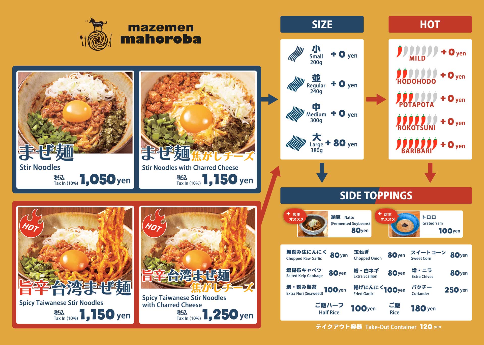 まぜ麺メニュー